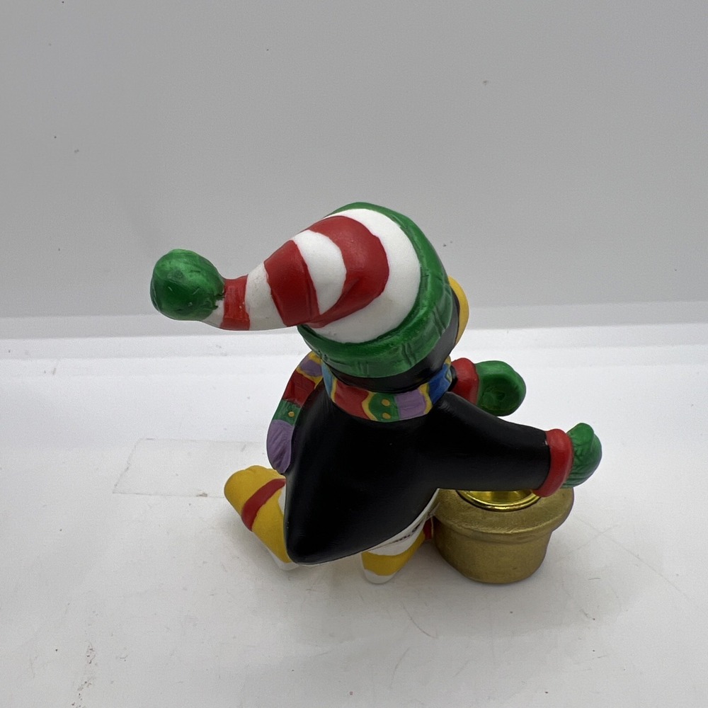 Vintage 1995 Penguin Christmas Candle Holders Set Of 4 - Picture 14 of 15